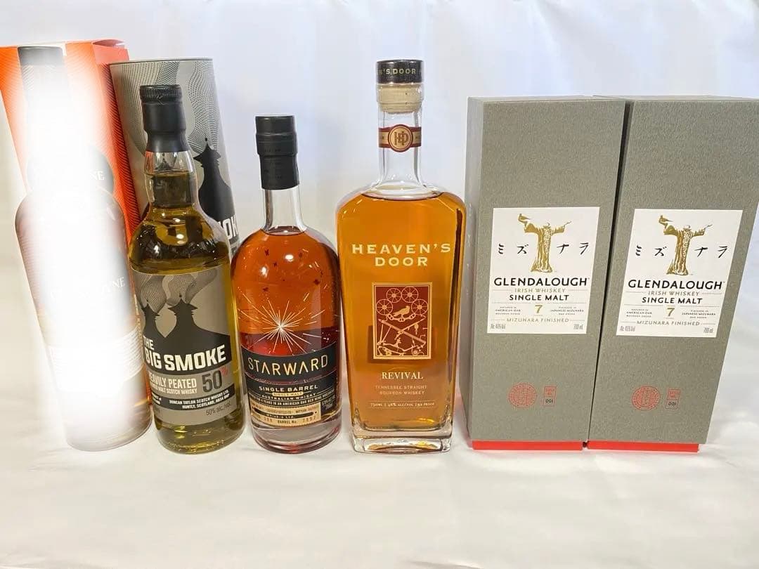 【定価以下】珍しいスコッチ、バーボン、オーストラリアウイスキーの5本セット