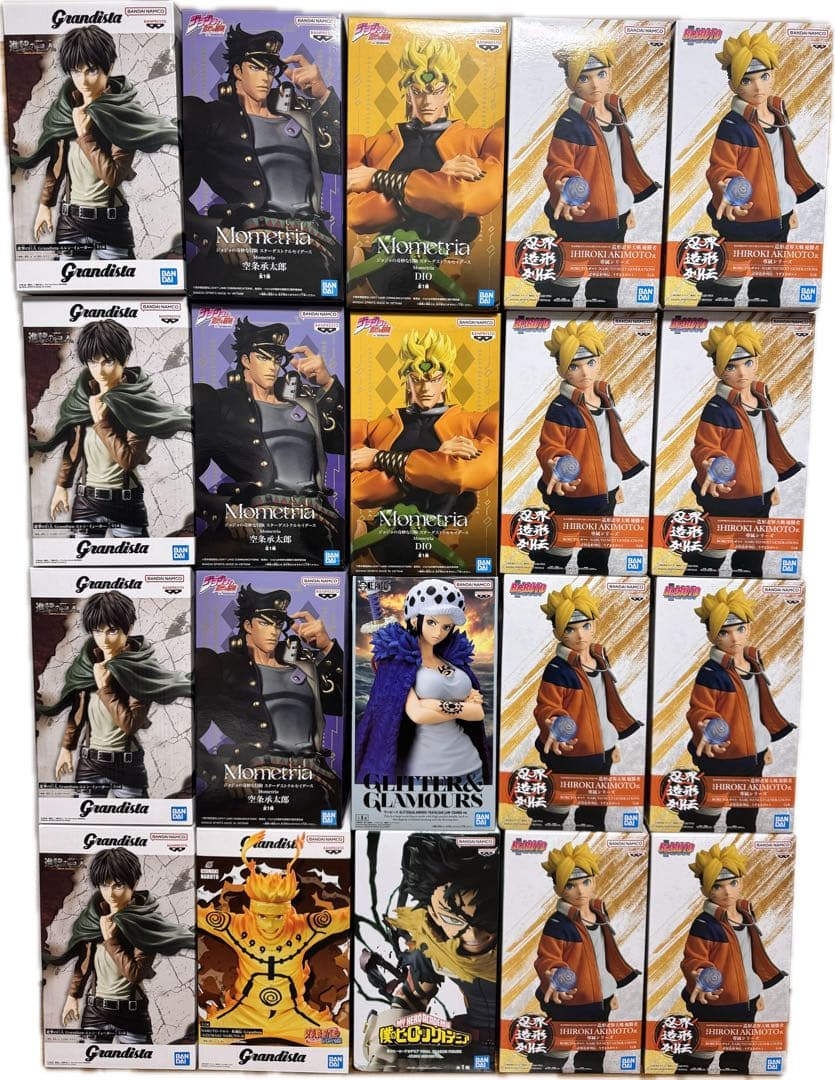 進撃の巨人 ジョジョ ナルト BORUTO ヒロアカ フィギュア まとめ売り