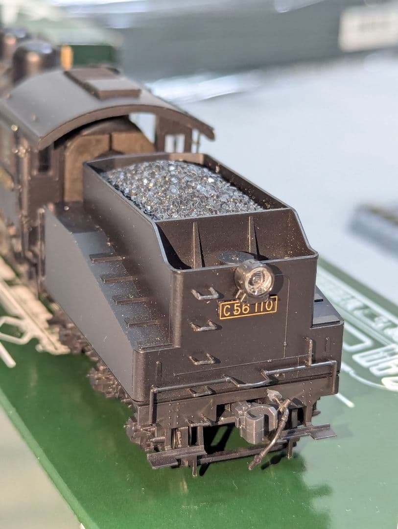 KATO　C56　蒸気機関車　【1-201】　HOゲージ　パーツ取付済み　②