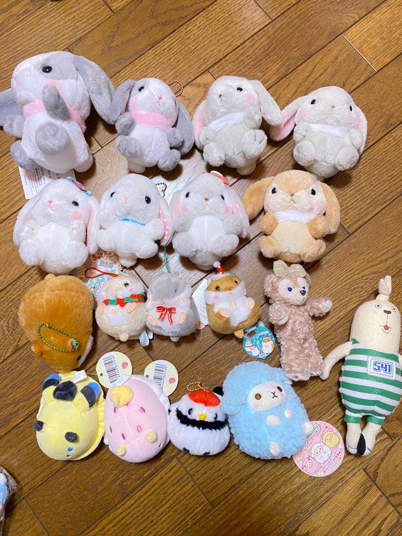 ぽてうさろっぴー　ころはむコロン　うみうしさん　ウーリィ　ぬいぐるみ