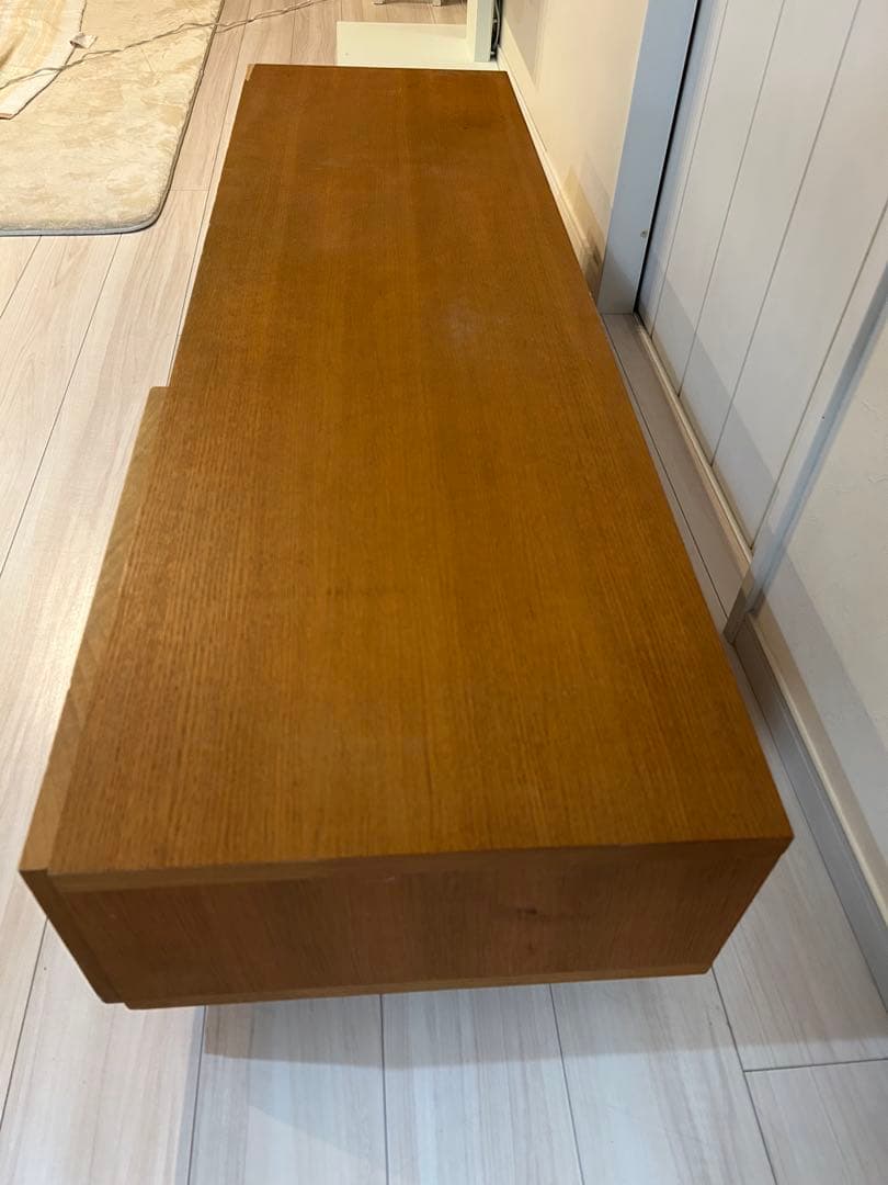 ブラウン木製テレビ台