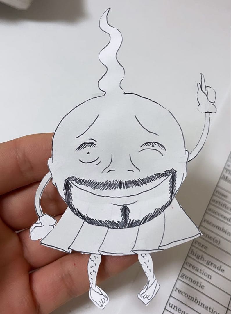 一番くじ後藤さんの鼻くそ、ラストワン賞ペーパーフィギュア、希少品