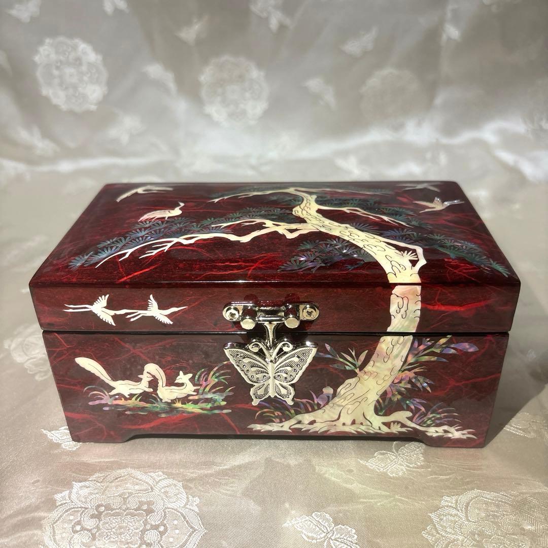 高級ジュエリーボックス⭐︎韓国伝統工芸の螺鈿細工⭐︎