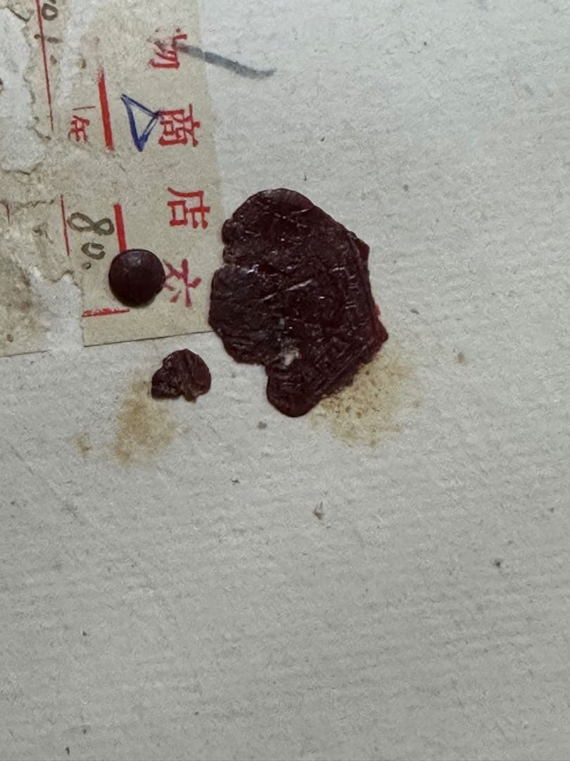 中国清時代扇面絵　掛軸