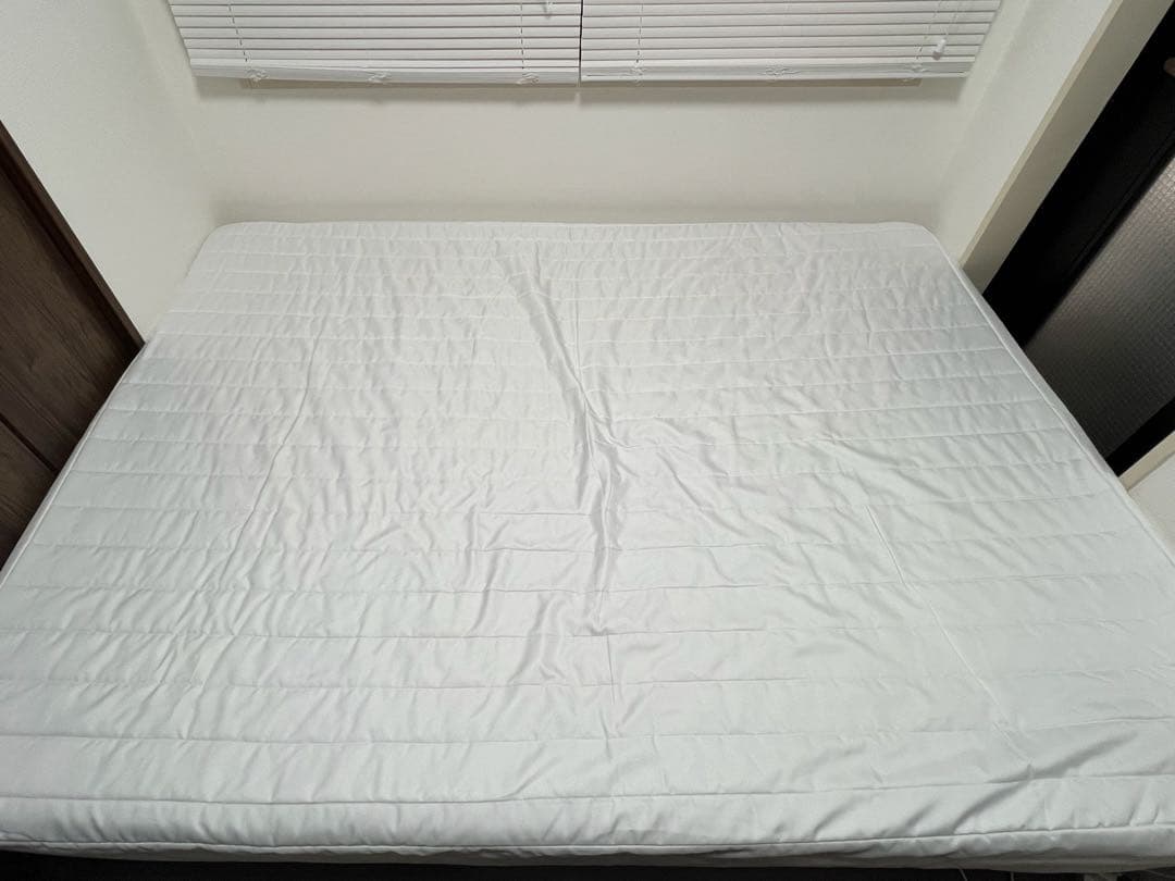 無印良品 脚付きマットレス ポケットコイル/ダブル ベッド