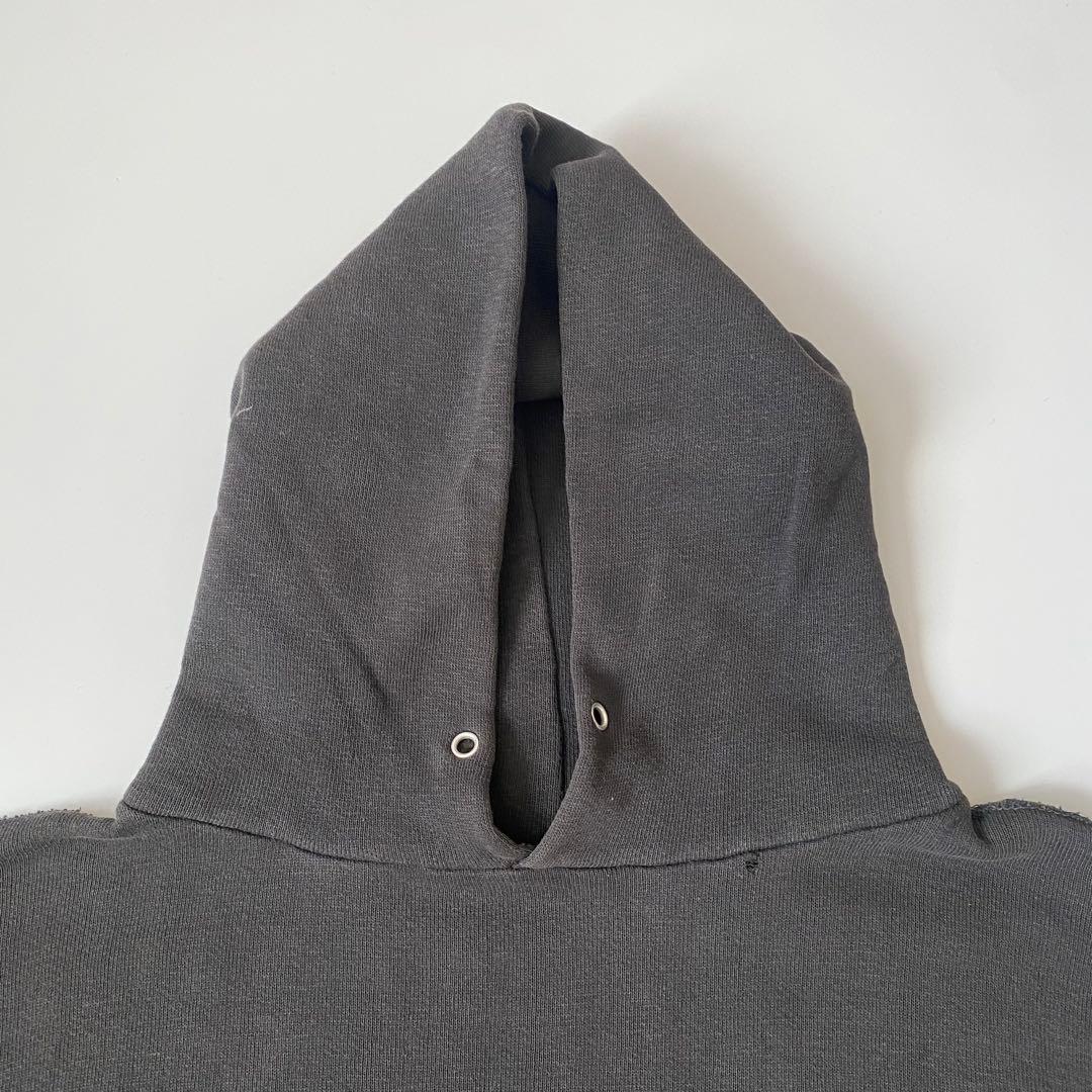 50-60s ヴィンテージスウェットフーディ フェードブラック