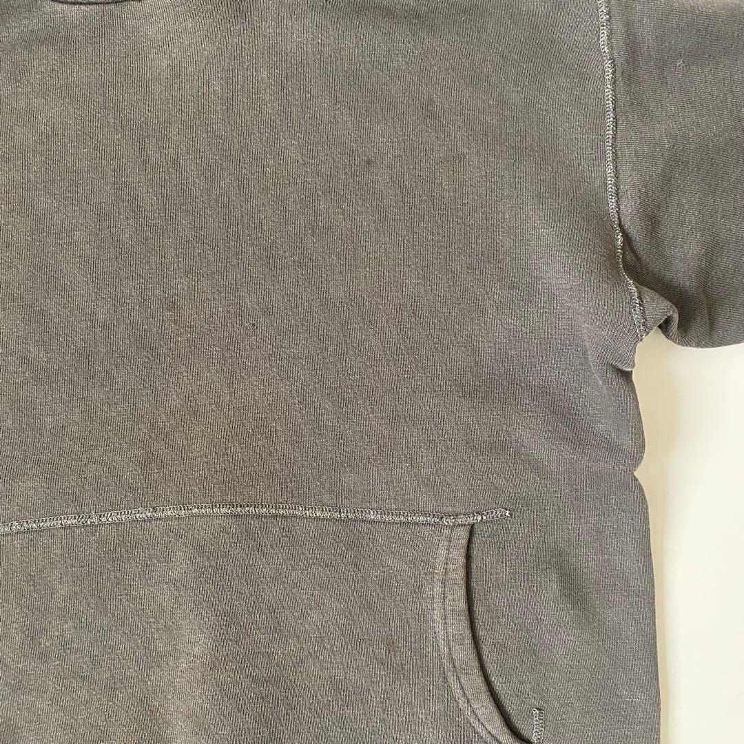 50-60s ヴィンテージスウェットフーディ フェードブラック