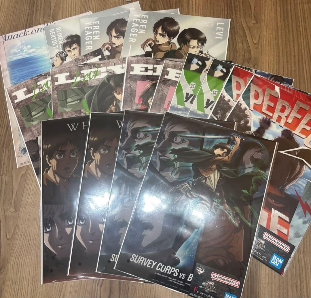 一番くじ 進撃の巨人 A賞　B賞＋ラストワン賞超大型巨人＋その他賞