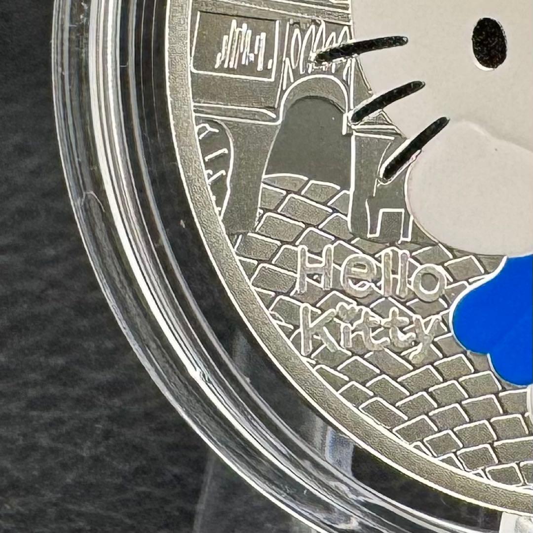 銀貨 サンリオ ハローキティ 50周年記念 プルーフ + カラー フランスパリ