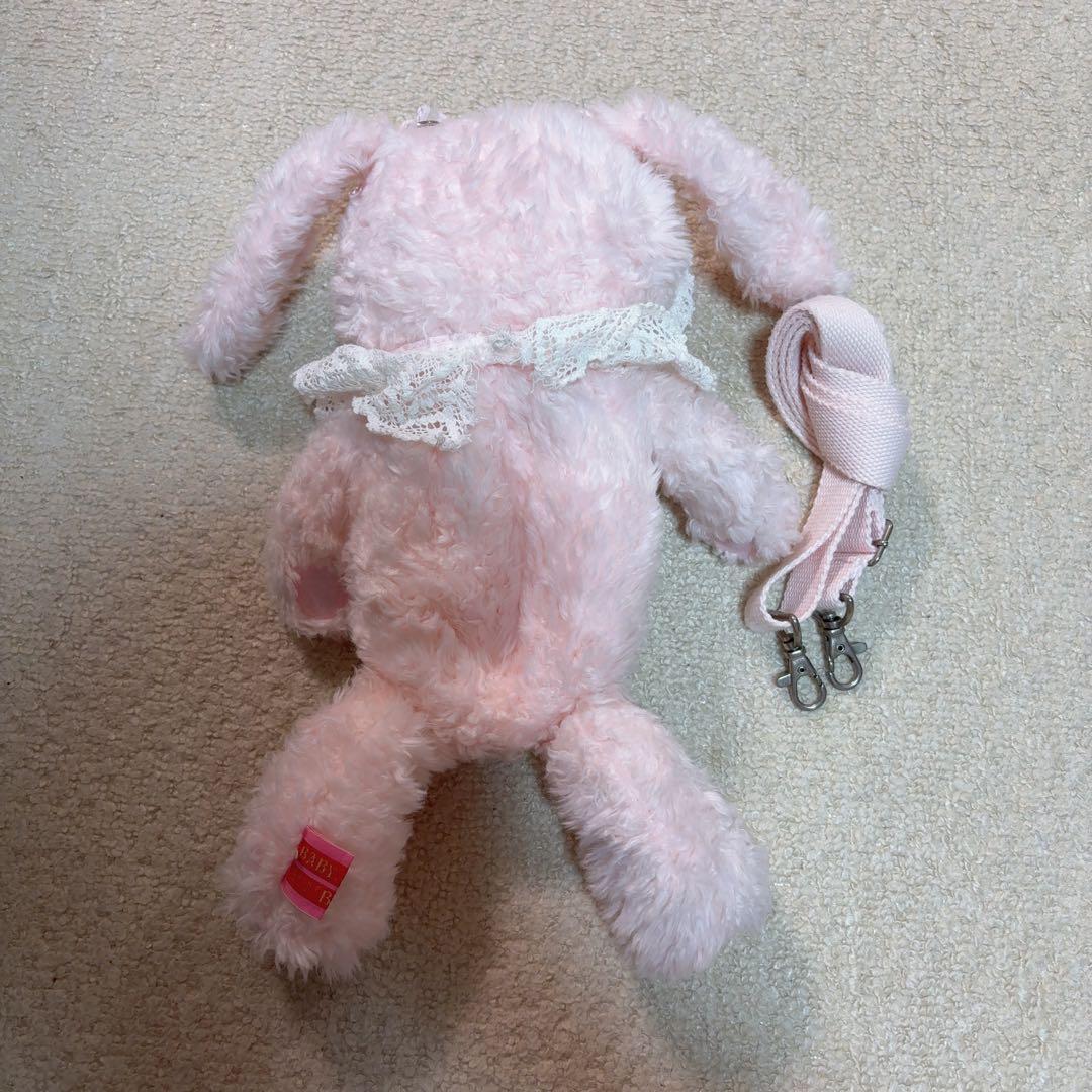 うさくみゃちゃんポシェット　ピンク