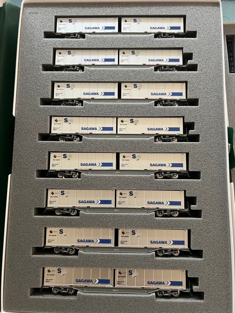 M250系スーパーレールカーゴ(U50Aコンテナ積載)16両フルセット