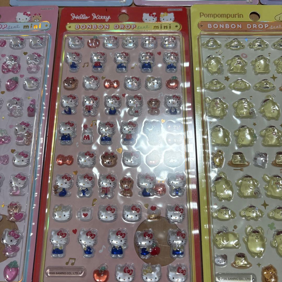 新品　正規品　ボンボンドロップシール　ミニ　サンリオ　色々　7種