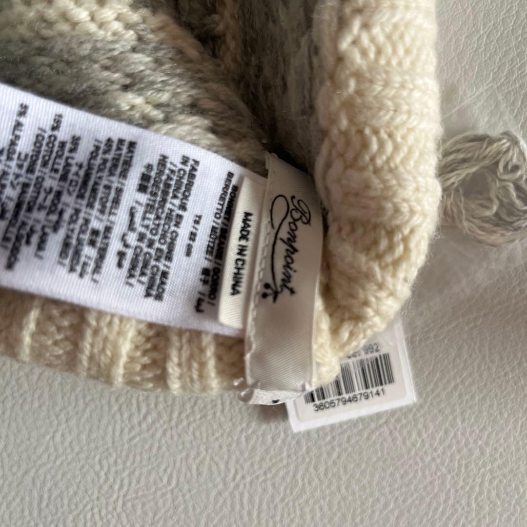 新品　Bonpoint ボンポワン　ニット帽　T5