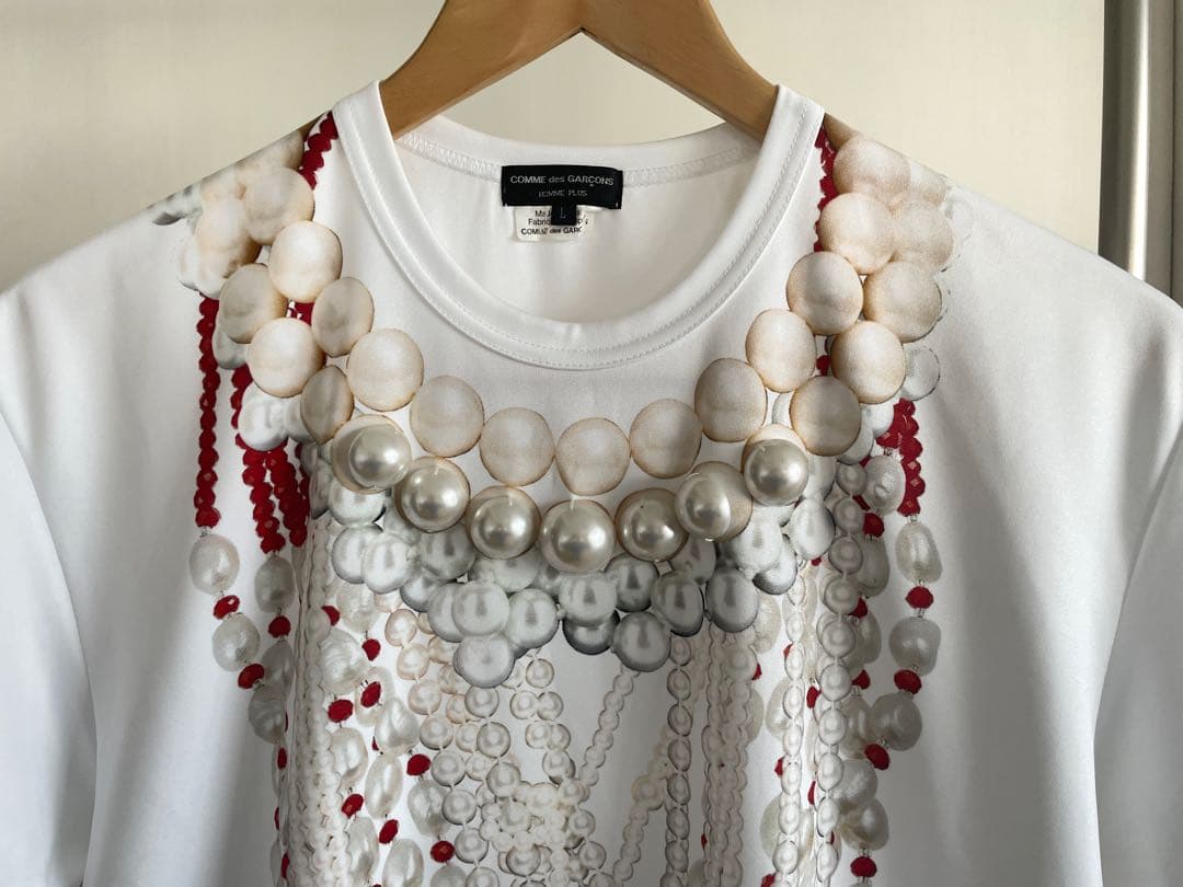 コムデギャルソンオムプリュス20SSビジューロングカットソー