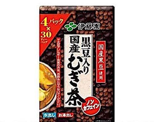 6個セット 30ティーバッグ ×4袋 合計720袋　伊藤園 黒豆入り 国産むぎ茶