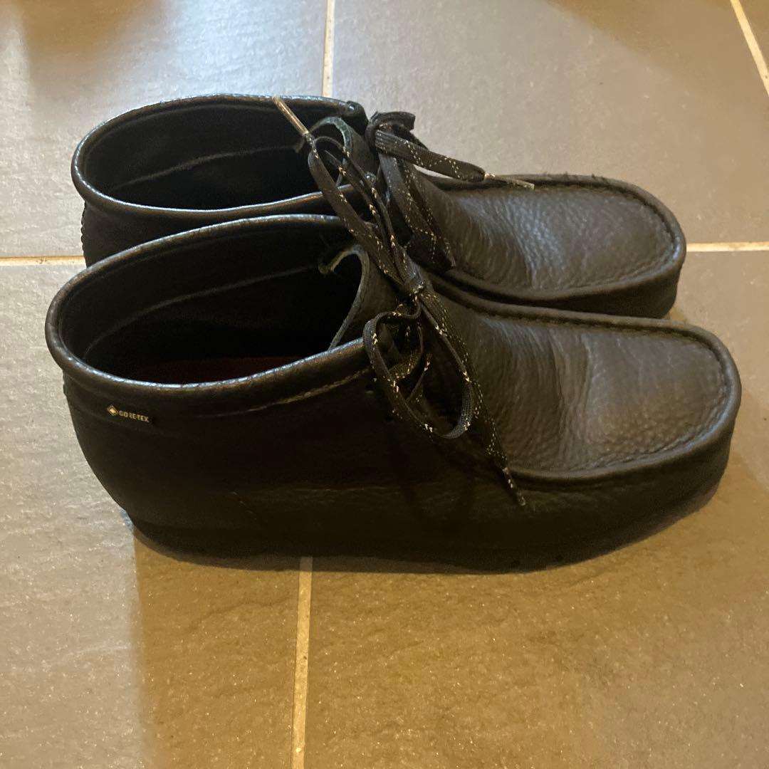 クラークス　ワラビー　ゴアテックス　シボ革　レザー　UK9 27cm