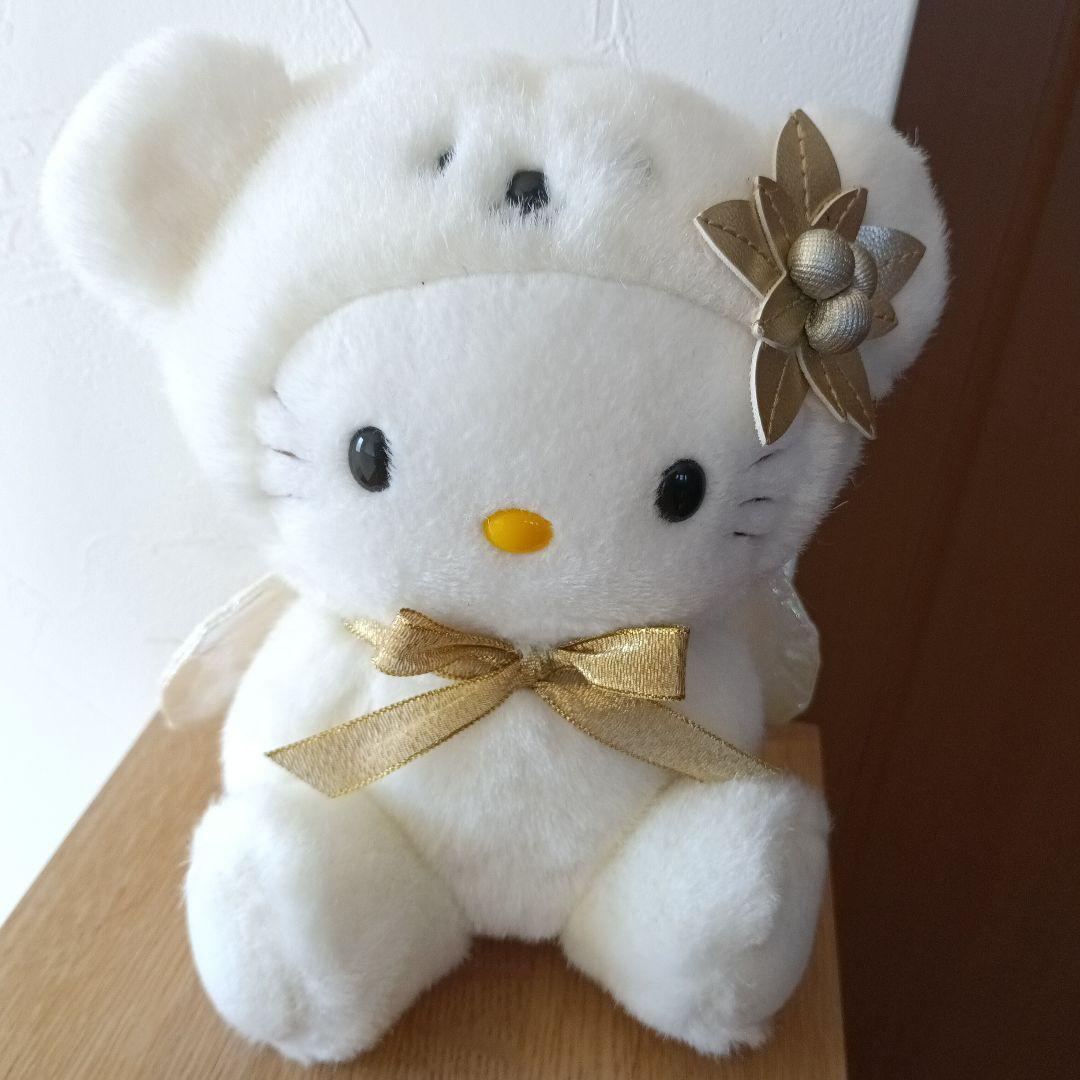 ハローキティ　おしゃべり　ぬいぐるみ　くま　　エンジェル　希少　レア　クリスマス