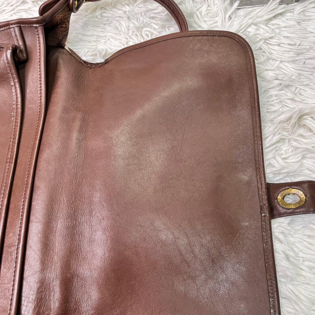 希少✨COACH コーチ ビンテージ 5180 ブルリーフケース 2way
