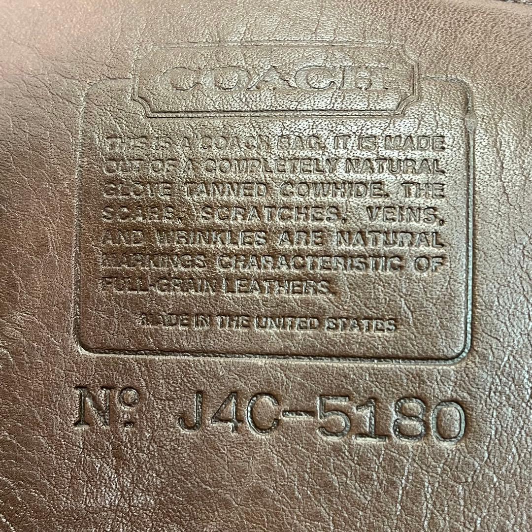 希少✨COACH コーチ ビンテージ 5180 ブルリーフケース 2way