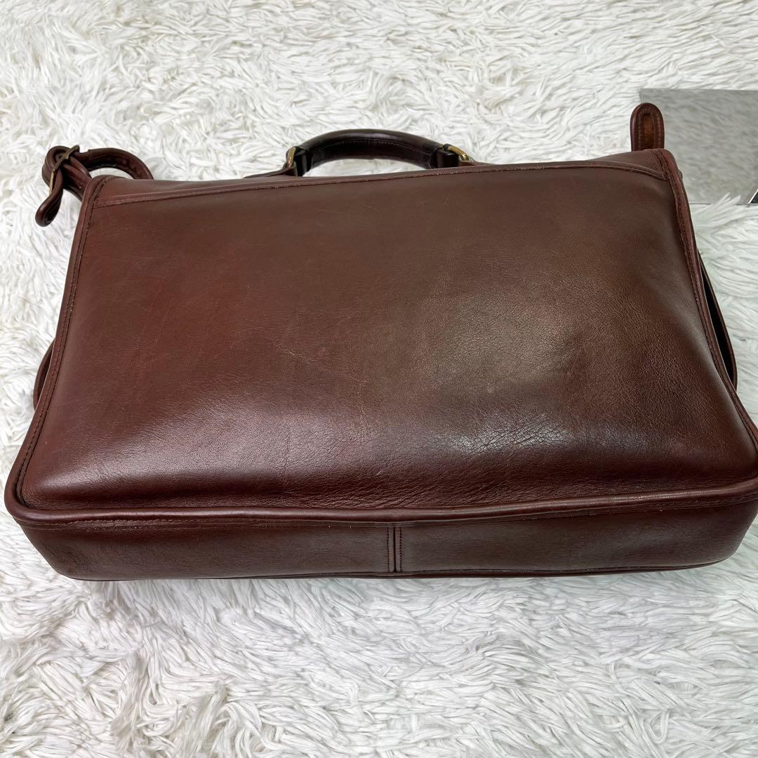 希少✨COACH コーチ ビンテージ 5180 ブルリーフケース 2way