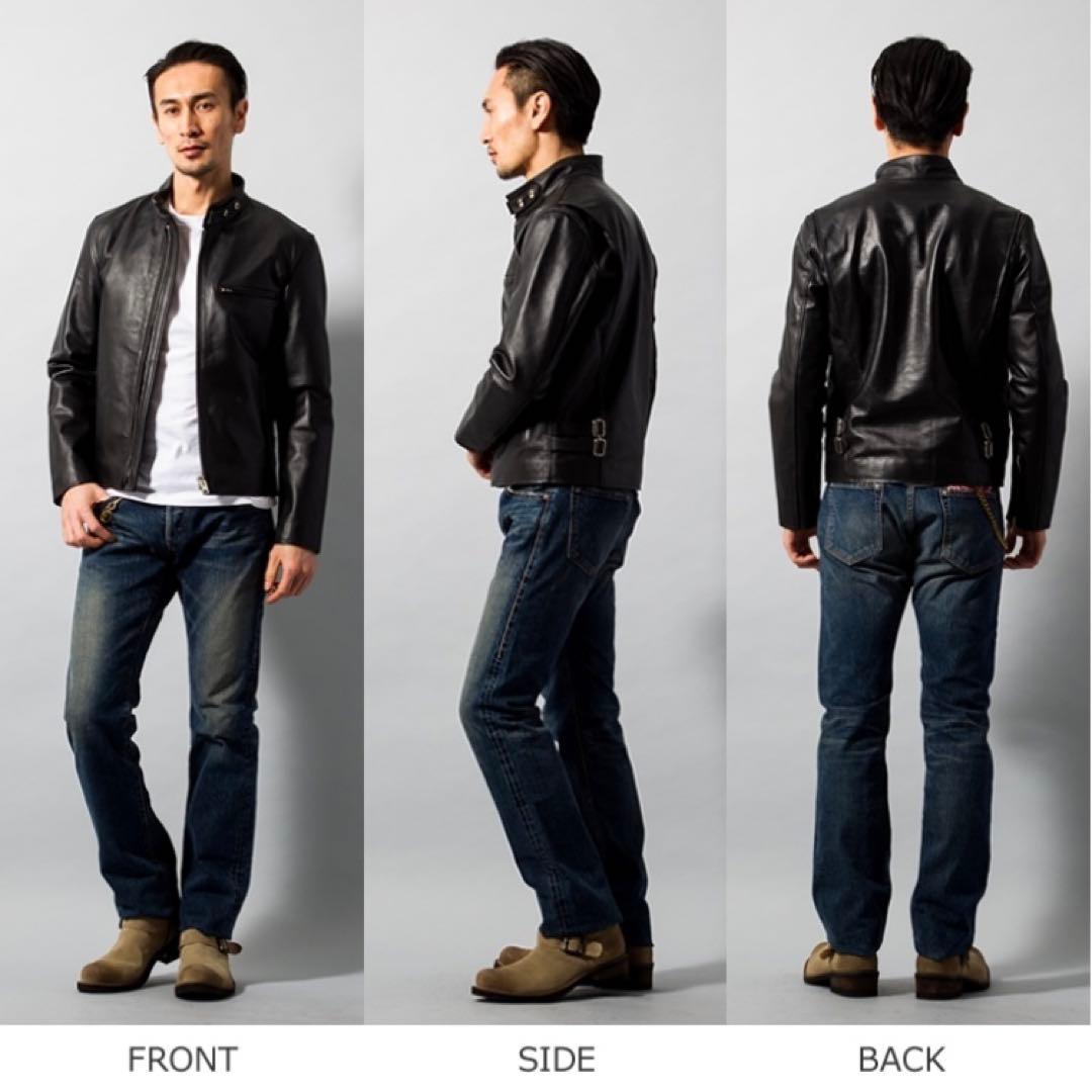 新品未使用　リューグーレザース　革ジャン　ライダース