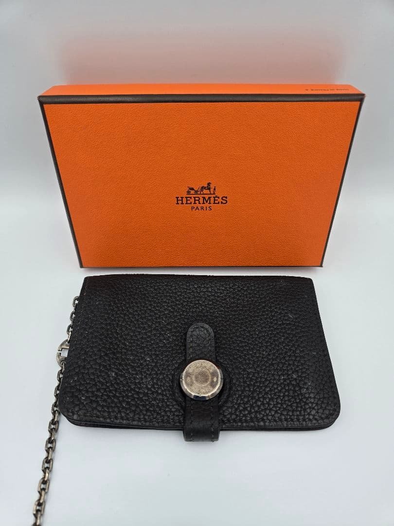 HERMES ドゴン　ケース　キーケース　チェーン