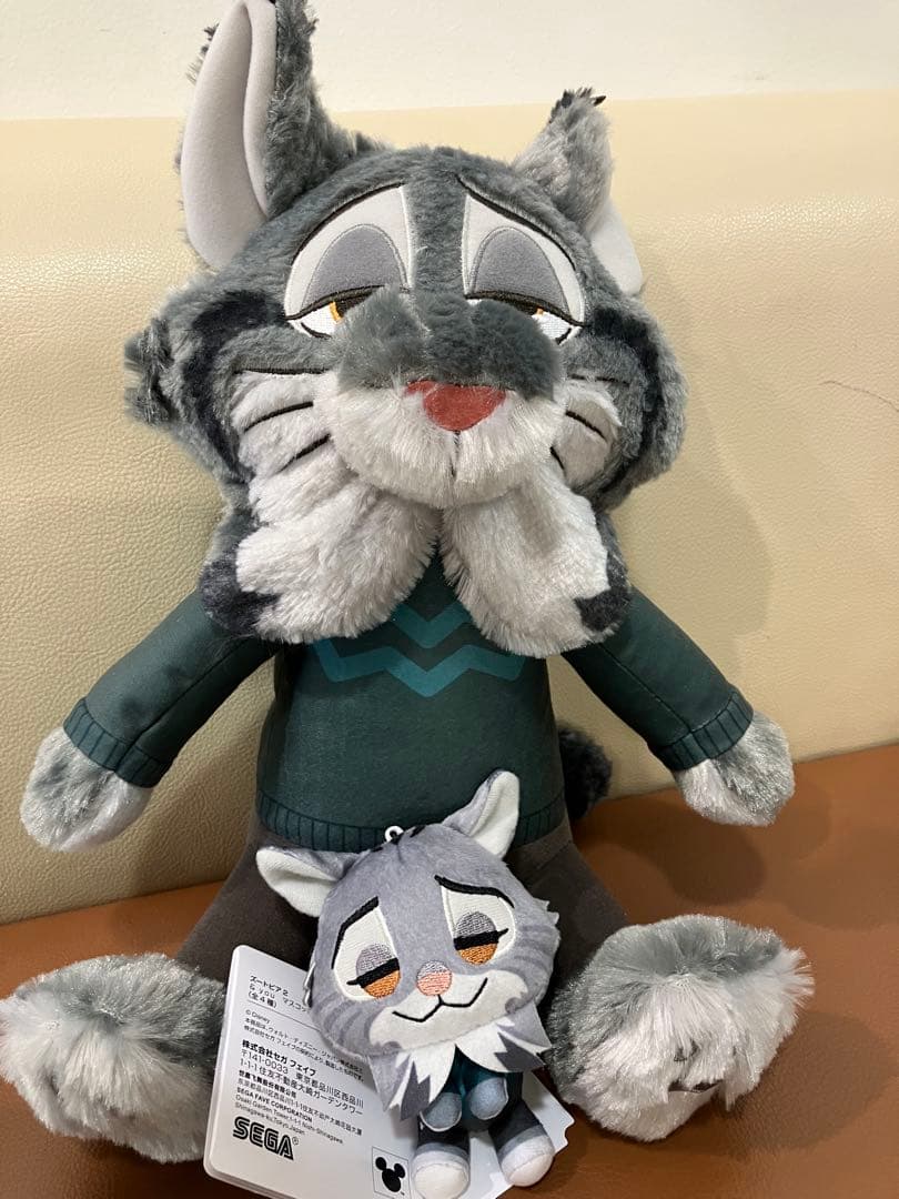 ズートピア2 パウバート　Ｌぬいぐるみ　 &you マスコット　2体セット