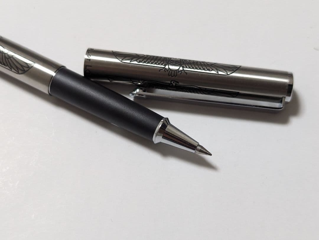 Pilot　ローリート　蝕刻　廃盤ボールペン　ステンレス
