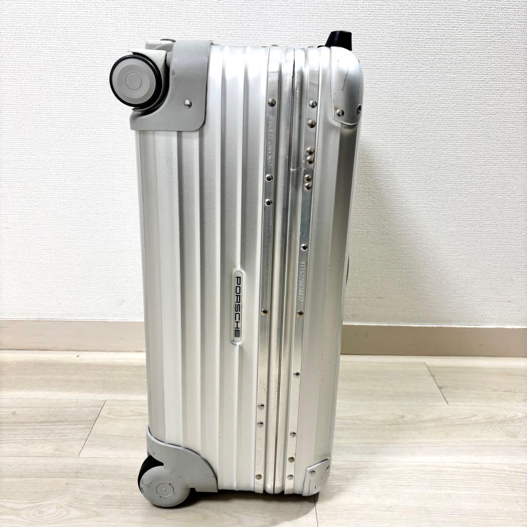 【廃盤希少品】RIMOWA × PORSCHE アルミスーツケース　鍵、ポーチ付