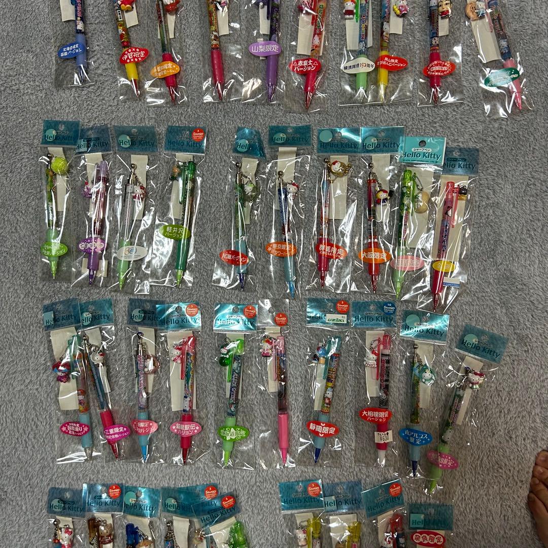 ハローキティ ご当地限定キティちゃん シャープペン ボールペン 145本 詳細有