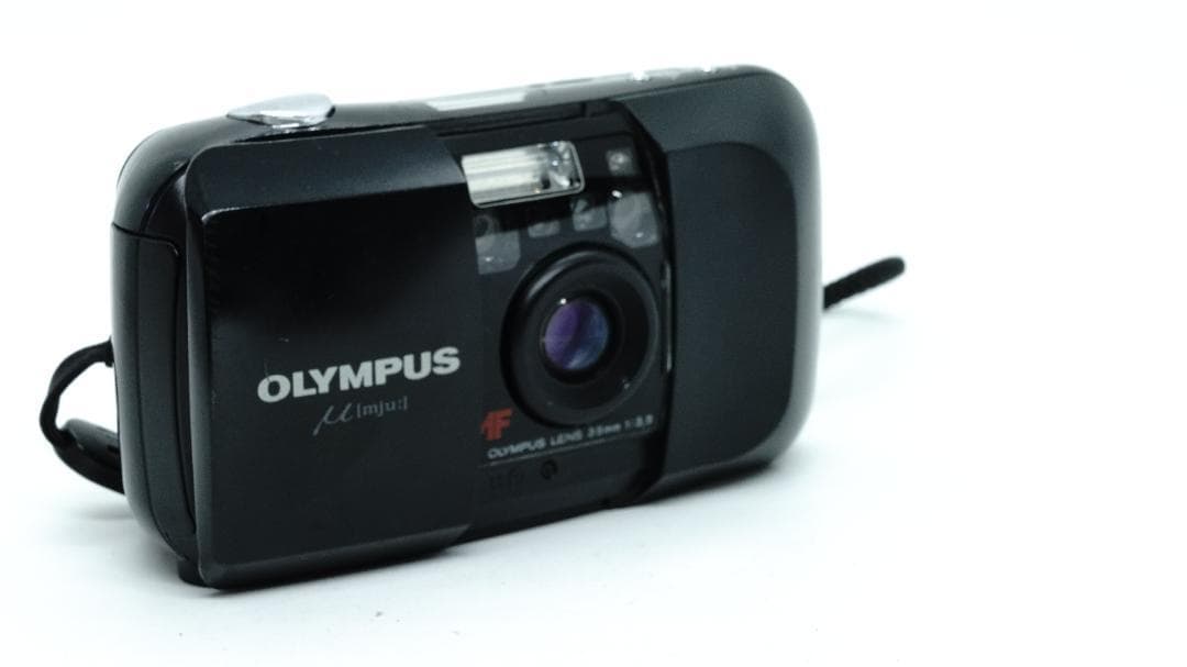 【T2350】 OLYMPUS μ ブラック ① オリンパス ミュー