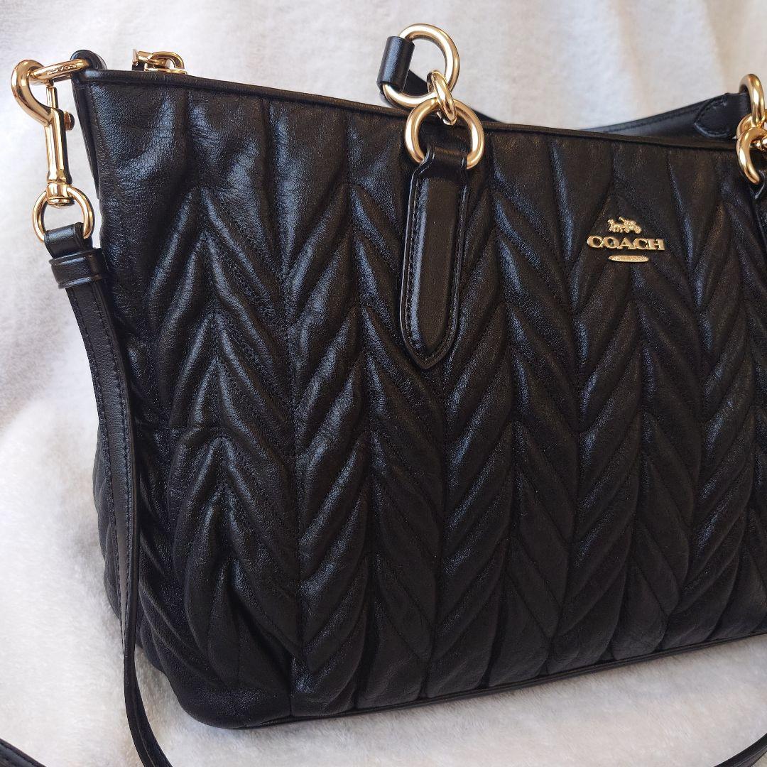 COACH コーチ 2way　レザー ショルダーバッグ