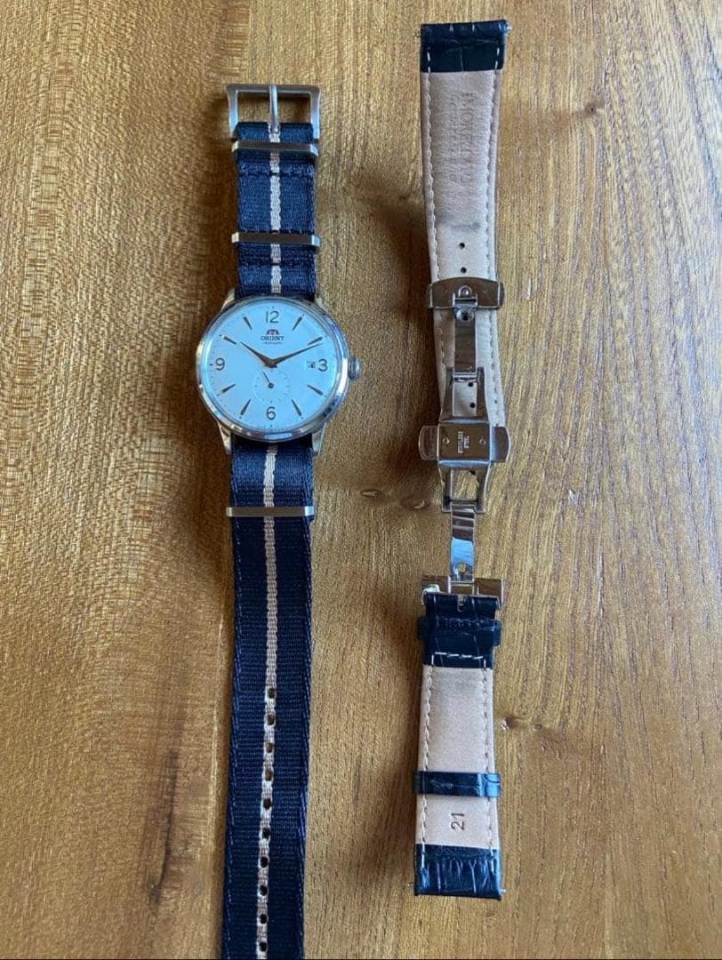 ORIENT バンビーノ 自動巻 スモセコ F622-UAA0【美品】