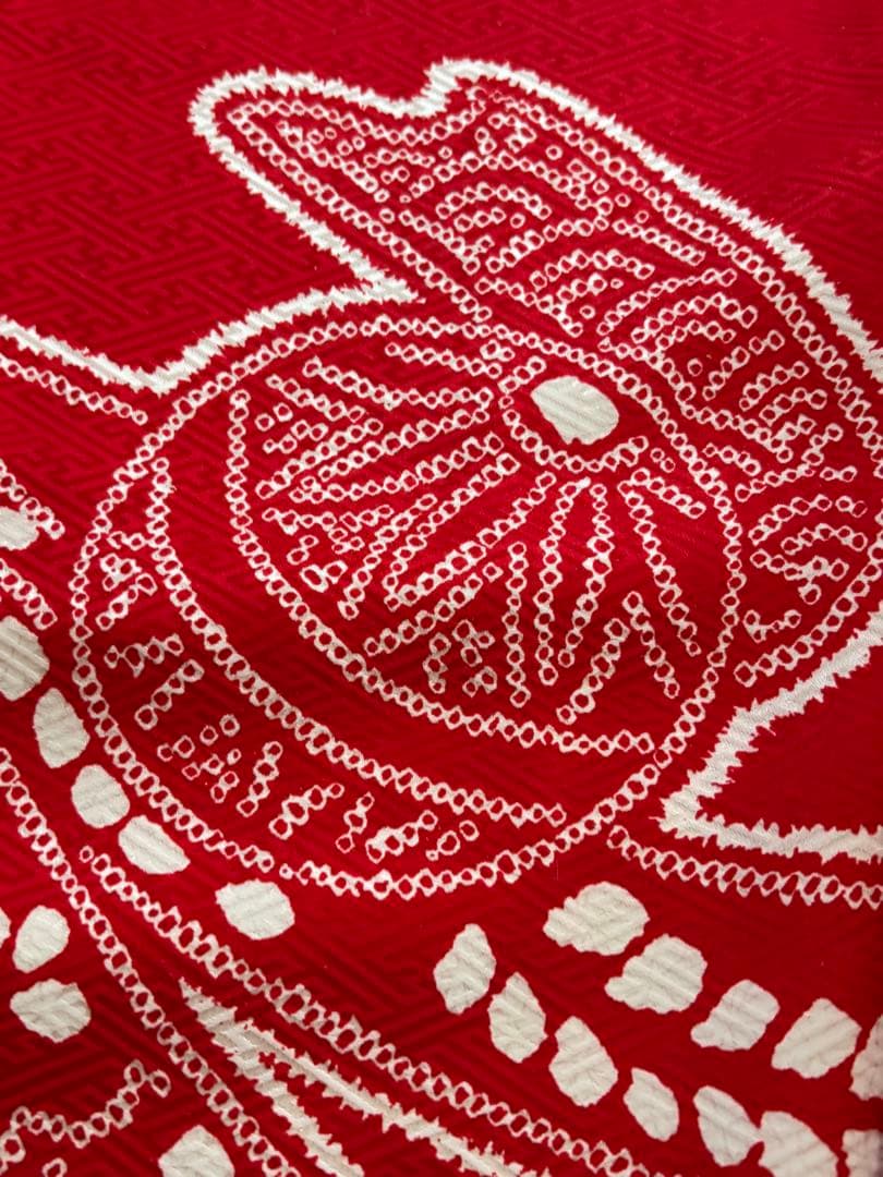 ★みみ★ 七五三　正絹　3歳　絞り　総絞り　被布　一つ身　フルセット　毱