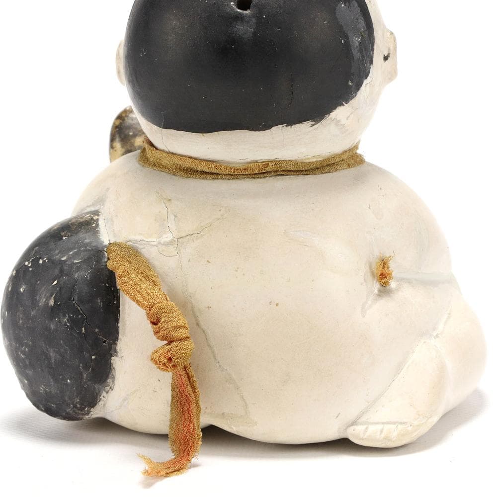 418B 江戸 御所人形 童子 人形 鶴 時代 高さ9㎝