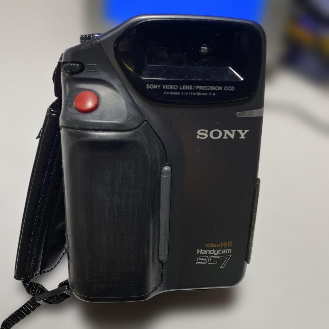 SONY VideoHi8 ビデオカメラ　CCD-SC7 ⑥