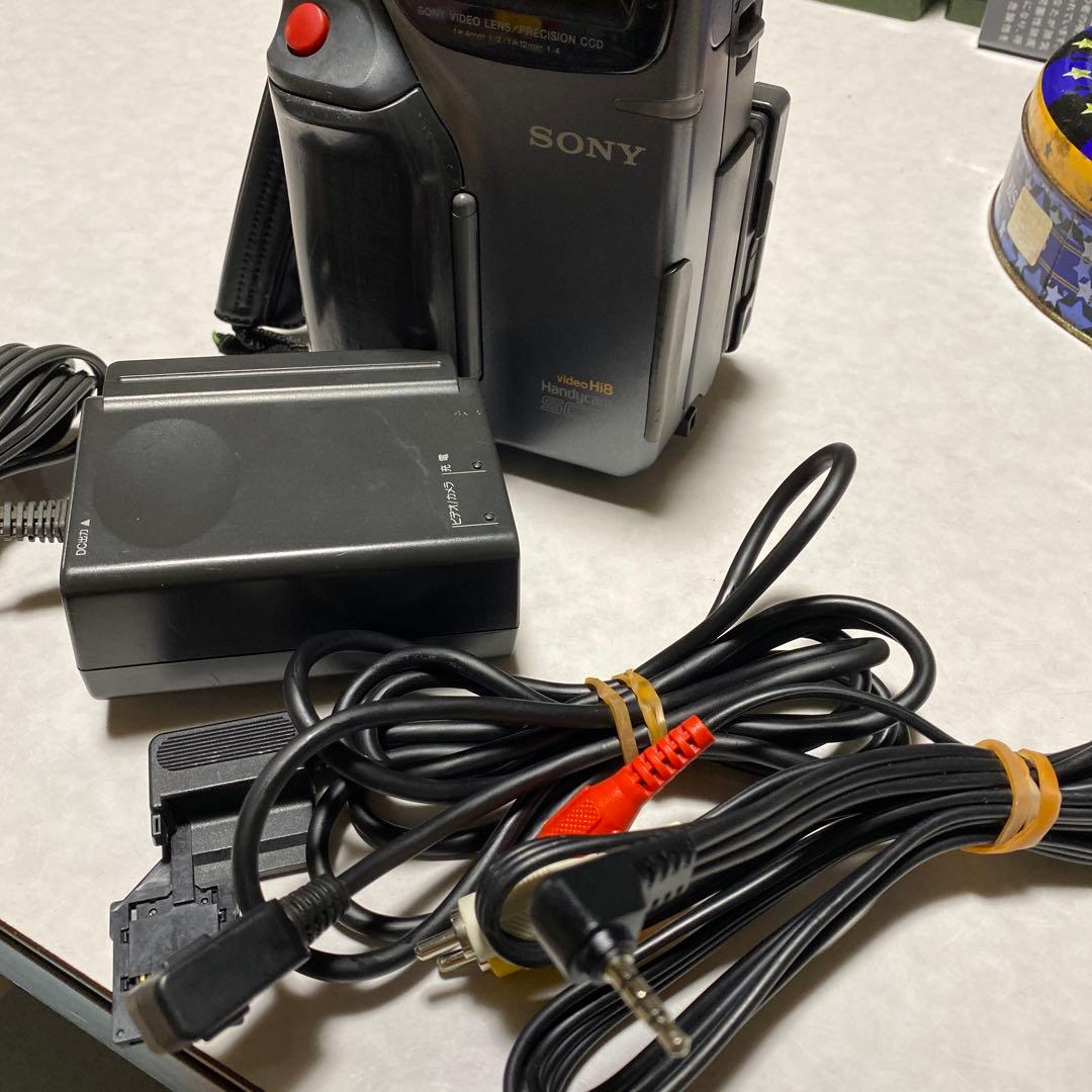 SONY VideoHi8 ビデオカメラ　CCD-SC7 ⑥