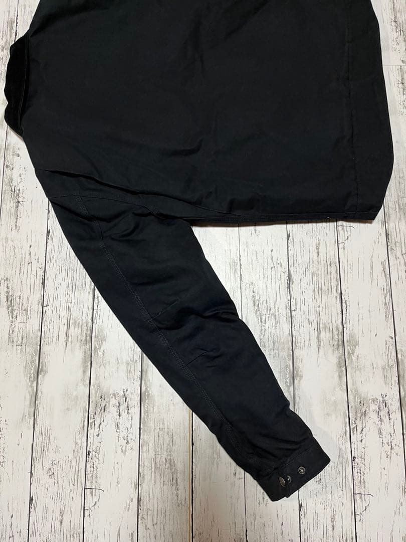 早い者勝ち ブラック デトロイトジャケット ダック地 M カーハート