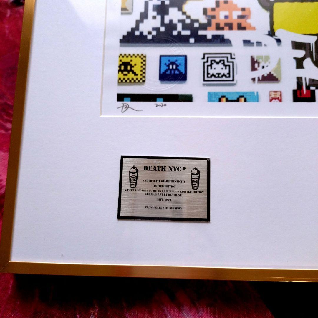 death nyc 額装　アートポスター　スヌーピー
