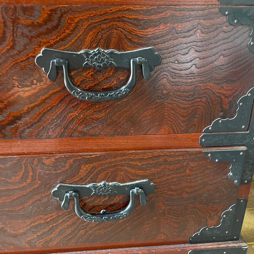 駿河民芸 駿河民藝 ワードローブ 欅材 時代箪笥 昭和レトロ 和製アンティーク