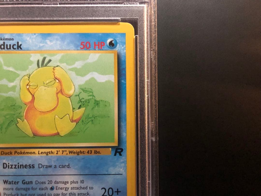 【PSA9】旧裏　コダック　Psyduck 1ST　英語版　ポケモンカードゲーム