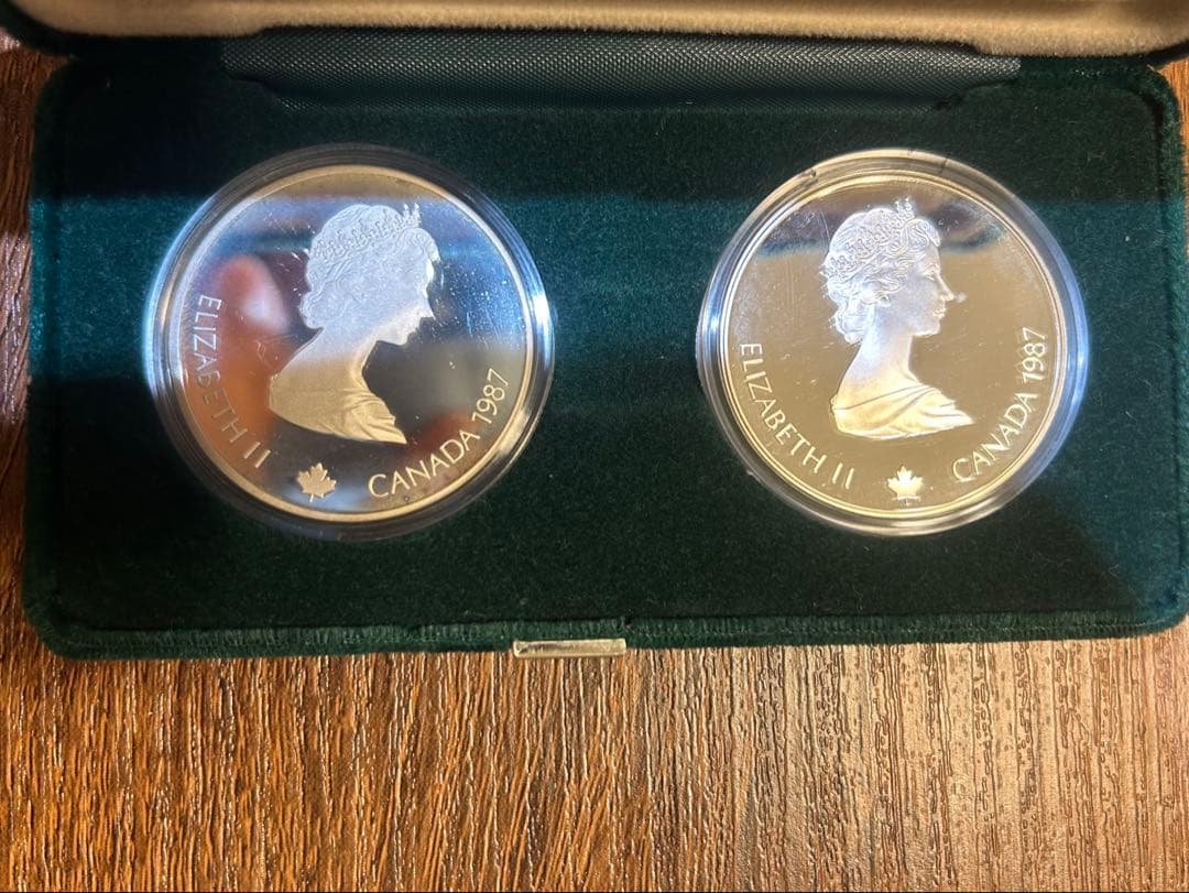 【SV925 68g】カルガリーオリンピック　記念銀貨 1988年　純銀2oz