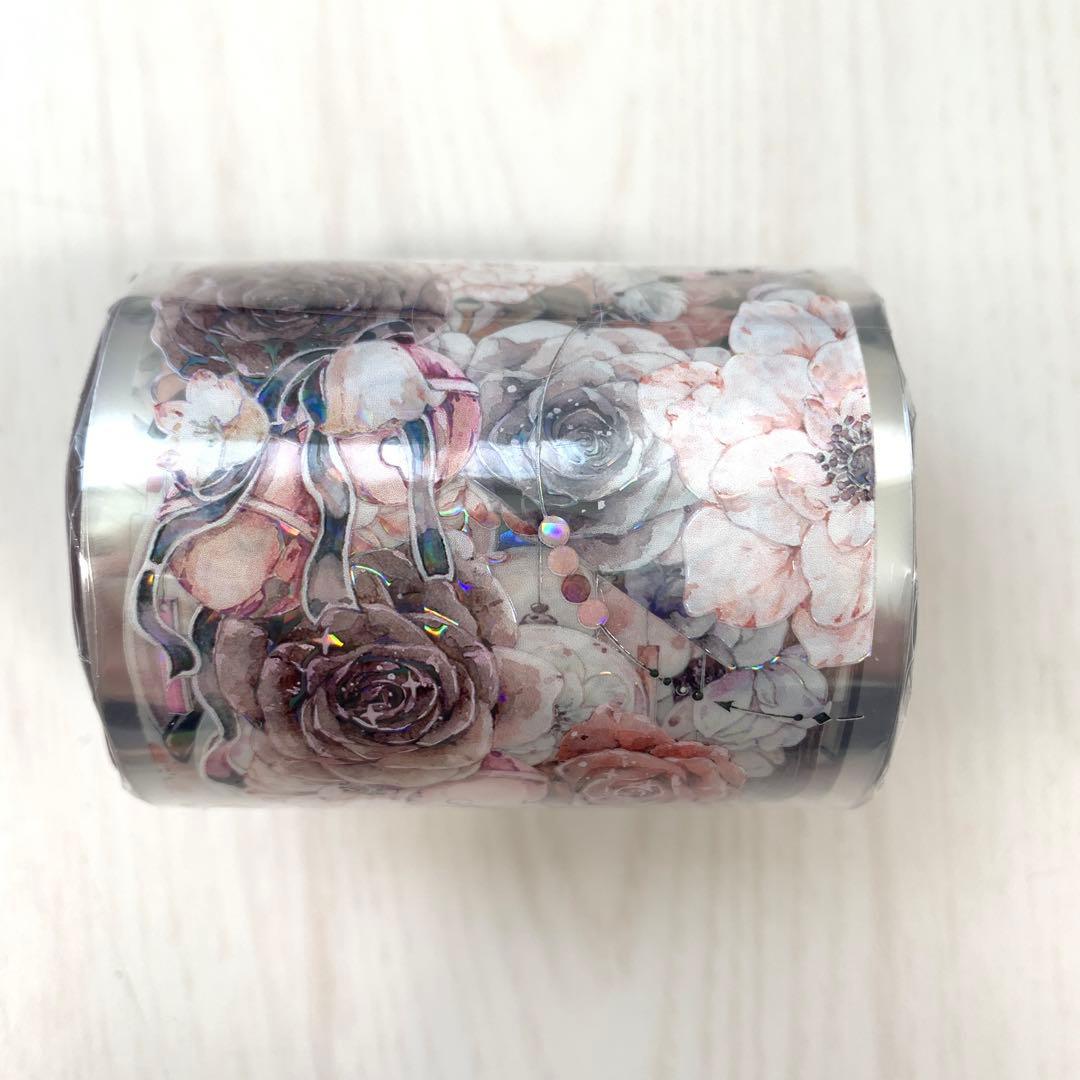 M1290.Wines 嫣红悠同 マスキングテープ 贝壳光PET