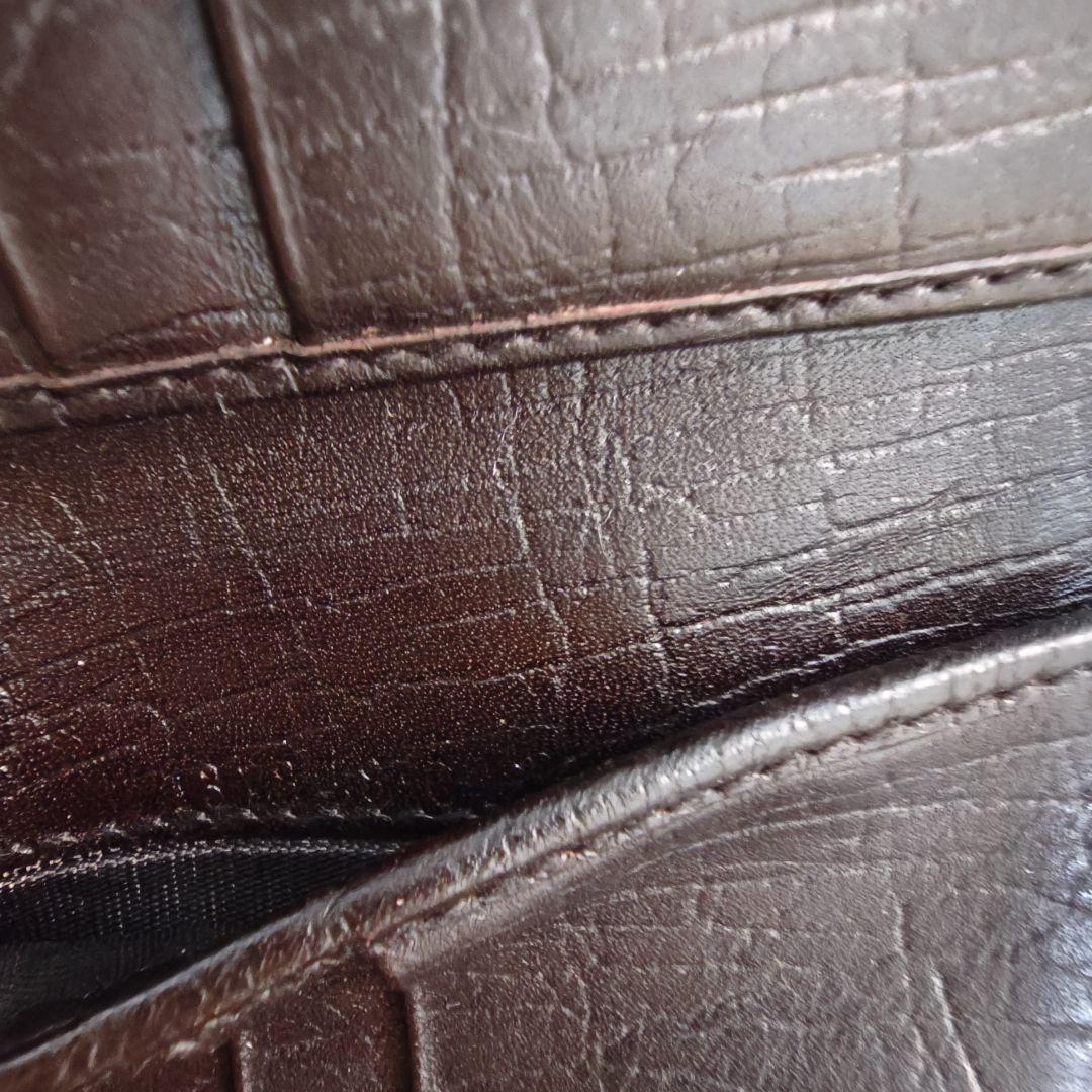 美品　GUCCI グッチ 三つ折り財布 GGキャンバス シェリーライン