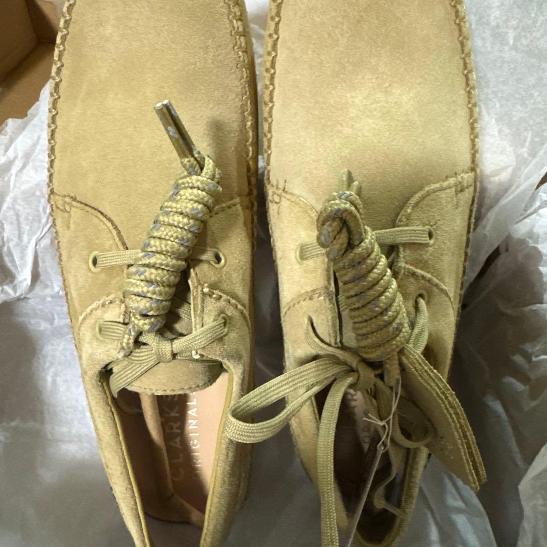 【未使用品】クラークス ウィーバー ゴアテックス メープルスエード UK8