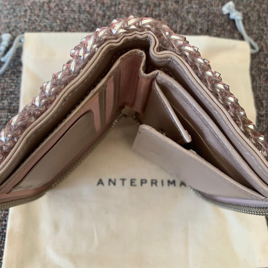 アンテプリマ　ミスクリオパール　ピンク財布