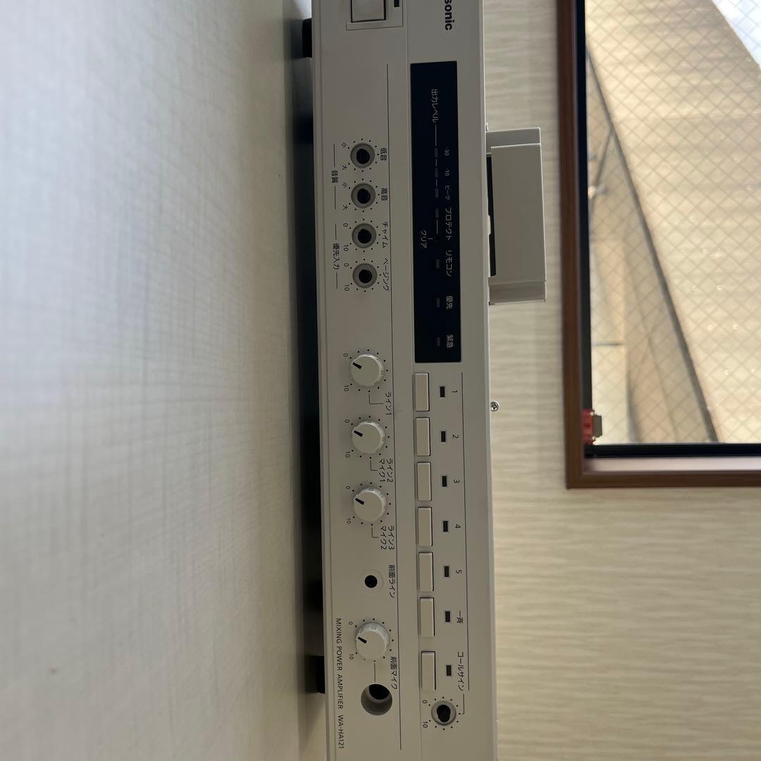 Panasonic WA-HA121 卓上型拡声アンプ2021年製