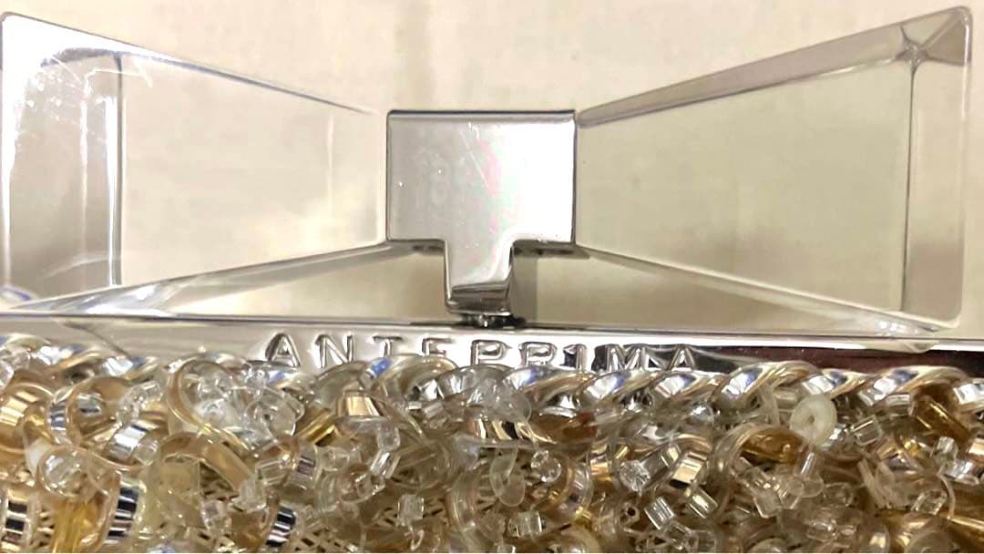 アンテプリマ クリスタッロフィオッコ 2way バッグ がま口　パーティー