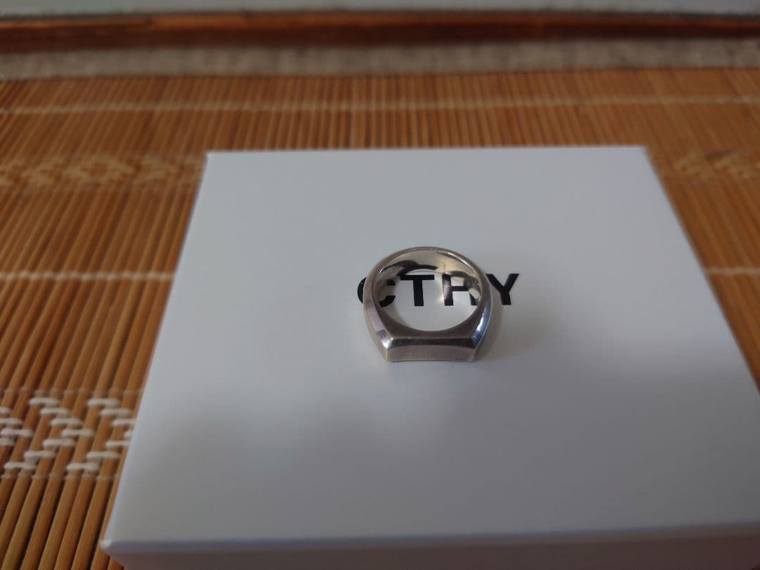 希少サイズ【CTHY】 SIGNET RING　1 6号