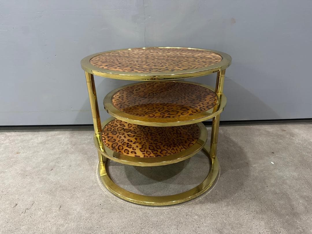 円型スライドテーブル ラウンドテーブル ガラステーブル サイドテーブル テーブル